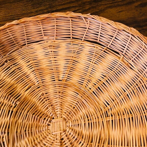 Country Primitive Beachy Boho Vintage Wall Basket Decor - Picture 9 of 11